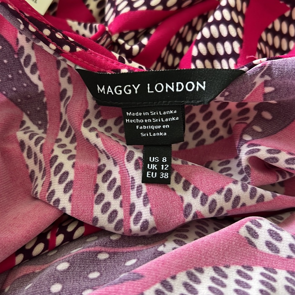 MAGGY LONDON WRAP DRESS - Picture 5 of 5